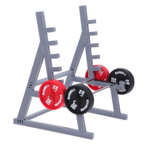 GLEAVI 1 Set Mini Fitness Ornamente Kleine Kniebeugen Miniatur Krafttraining Fitnessstudio Liliput Schreibtisch Einfaches Hantelregal Cooler Stifthalter Herren Bürodekor GLEAVI 1 Set Mini Fitness Ornamente Kleine Kniebeugen Miniatur Krafttraining Fitnessstudio Liliput Schreibtisch Einfaches Hantelregal Cooler Stifthalter Herren Bürodekor von GLEAVI