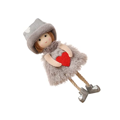 GLEAVI 1 Stück Liebe Engel Anhänger Plüschpuppe Engel-Ornament Puppe Hängende Ornamente Mädchenpuppe Weiche Puppe Puppenornamente Puppenanhänger Puppe Plüsch Cartoon Plüschspielzeug Grau GLEAVI 1 Stück Liebe Engel Anhänger Plüschpuppe Engel-Ornament Puppe Hängende Ornamente Mädchenpuppe Weiche Puppe Puppenornamente Puppenanhänger Puppe Plüsch Cartoon Plüschspielzeug Grau von GLEAVI