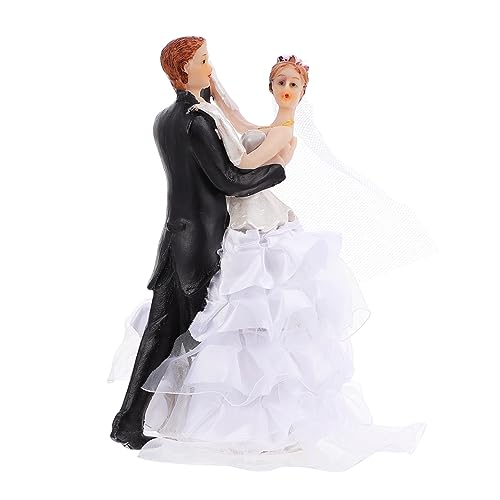 GLEAVI 1 Stück Tortenaufsatz Brautpaar Design Kuchen für Hochzeiten und Partys Niedliche Cake Decor für Verschiedene Kuchenarten für Frischvermählte GLEAVI 1 Stück Tortenaufsatz Brautpaar Design Kuchen für Hochzeiten und Partys Niedliche Cake Decor für Verschiedene Kuchenarten für Frischvermählte von GLEAVI