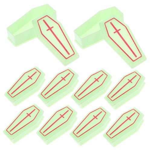GLEAVI 10 Stück Leere Miniatur-Sargschachtel Sarg-Stütze Sargbehälter aus Kunststoff Kleiner Sarg Mini-Sarg Plastik Light Green GLEAVI 10 Stück Leere Miniatur-Sargschachtel Sarg-Stütze Sargbehälter aus Kunststoff Kleiner Sarg Mini-Sarg Plastik Light Green von GLEAVI