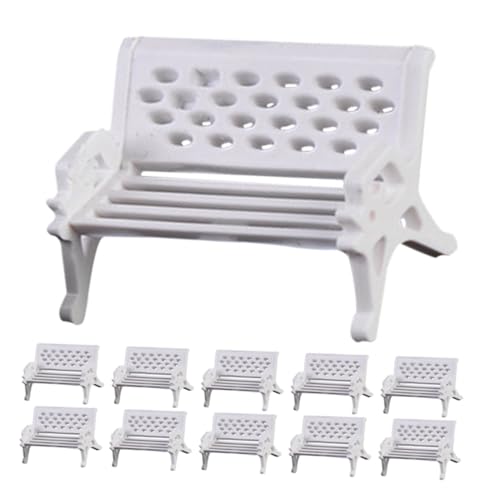 GLEAVI 12-teiliges Set Mini-parkstuhlmodell Miniaturartikel Puppenhaus Wohnzimmer Möbel Winzige Möbel Märchenhafte Gartenbank Miniaturmöbel Miniatur-puppenhauszubehör Mini -Bank Abs Weiß GLEAVI 12-teiliges Set Mini-parkstuhlmodell Miniaturartikel Puppenhaus Wohnzimmer Möbel Winzige Möbel Märchenhafte Gartenbank Miniaturmöbel Miniatur-puppenhauszubehör Mini -Bank Abs Weiß von GLEAVI