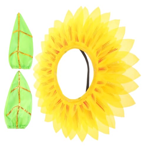 GLEAVI 1Satz Sonnenblumen Kopfbedeckung für Cosplay Hut mit Handschuhen Lustige Performance Requisiten für Feste und Partys Weiches Hautfreundliches Material Kreatives und Lebendiges GLEAVI 1Satz Sonnenblumen Kopfbedeckung für Cosplay Hut mit Handschuhen Lustige Performance Requisiten für Feste und Partys Weiches Hautfreundliches Material Kreatives und Lebendiges von GLEAVI