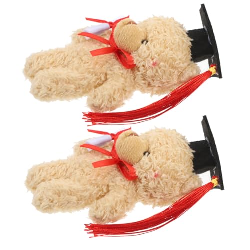 GLEAVI 2stücke Plüschdoktor Bär Kuscheltier Für Absolventen Niedliche Abschlussgeschenke Blumenbouquet-verpackung Für Graduation Feierlichkeiten Und Zeremonien von GLEAVI