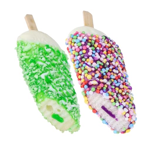 GLEAVI 2 Stück Eismodell Creme Zapfen künstliche Nahrungsmittel zur Ausstellung Cartoon-EIS simuliertes gefälschtes EIS Dessert-Faux-EIS Tell dir vor, Spiel zu, EIS Schaum GLEAVI 2 Stück Eismodell Creme Zapfen künstliche Nahrungsmittel zur Ausstellung Cartoon-EIS simuliertes gefälschtes EIS Dessert-Faux-EIS Tell dir vor, Spiel zu, EIS Schaum von GLEAVI