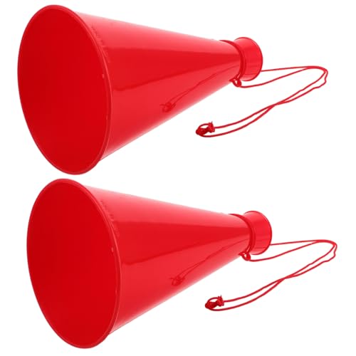 GLEAVI 2 Stück Kunststoff Tröten Sportlärm Gerät Tragbare Megaphone für Sportveranstaltungen Partys Fußballfans Leicht Robust zum Anfeuern und Jubeln GLEAVI 2 Stück Kunststoff Tröten Sportlärm Gerät Tragbare Megaphone für Sportveranstaltungen Partys Fußballfans Leicht Robust zum Anfeuern und Jubeln von GLEAVI