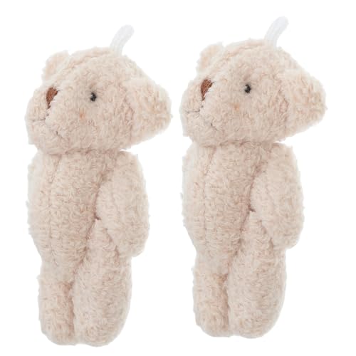 GLEAVI 2 Stück Puppenhaus Bärenpuppe Kuscheltier Simulationsbär-plüschtier Mini-plüschtiere, Großpackung Mini -tierfiguren Miniatur-plüschbärenspielzeug Khaki Pp Baumwolle GLEAVI 2 Stück Puppenhaus Bärenpuppe Kuscheltier Simulationsbär-plüschtier Mini-plüschtiere, Großpackung Mini -tierfiguren Miniatur-plüschbärenspielzeug Khaki Pp Baumwolle von GLEAVI