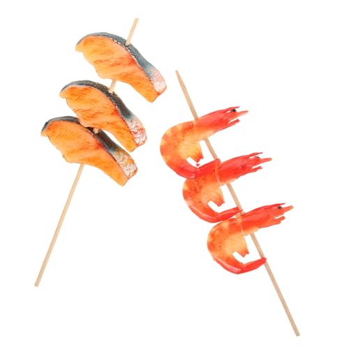 GLEAVI 2 Stück Teiliges Simulierte Grillgerichte Lifelike BBQ Dekoration für Küche Kindergarten und Garten für Kreative Szenen und Ausstellungen GLEAVI 2 Stück Teiliges Simulierte Grillgerichte Lifelike BBQ Dekoration für Küche Kindergarten und Garten für Kreative Szenen und Ausstellungen von GLEAVI
