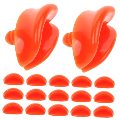 GLEAVI 20 Stück Entenpuppenspielzeugzubehör Mundersatz für Rechnung kleine Enten Mini-Zubehör Entenmauldekor zum Selbermachen Maskenzubehör Minature Dinge DIY-Mund basteln Plastik Orange GLEAVI 20 Stück Entenpuppenspielzeugzubehör Mundersatz für Rechnung kleine Enten Mini-Zubehör Entenmauldekor zum Selbermachen Maskenzubehör Minature Dinge DIY-Mund basteln Plastik Orange von GLEAVI