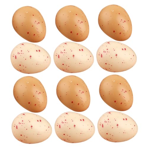 GLEAVI 20 Stück Simulierte Eierornamente Kleinkind-Ei- Osterdekor falsche Eier gefälschtes Essen Ostervasendekoration Osterei Harz GLEAVI 20 Stück Simulierte Eierornamente Kleinkind-Ei- Osterdekor falsche Eier gefälschtes Essen Ostervasendekoration Osterei Harz von GLEAVI
