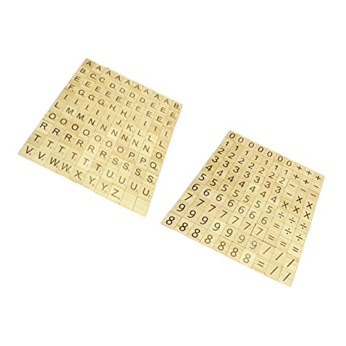 GLEAVI 200 Stück Holzpuzzle Teilig mit Großbuchstaben und Zahlen Sichere Lernspielsteine aus Holz für Frühkindliche Alphabet und Zahlenbildung für Kleinkinder und Vorschulkinder GLEAVI 200 Stück Holzpuzzle Teilig mit Großbuchstaben und Zahlen Sichere Lernspielsteine aus Holz für Frühkindliche Alphabet und Zahlenbildung für Kleinkinder und Vorschulkinder von GLEAVI