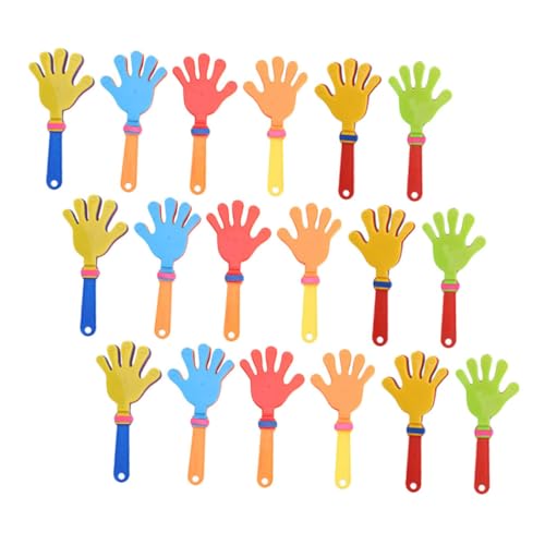 GLEAVI 24 Stück Teiliges Bunte Handklatscher Laute Noisemaker für Party Favor Cheer Supplies Sportveranstaltungen Handklatschen Geräuschmacher Sportklatscher GLEAVI 24 Stück Teiliges Bunte Handklatscher Laute Noisemaker für Party Favor Cheer Supplies Sportveranstaltungen Handklatschen Geräuschmacher Sportklatscher von GLEAVI