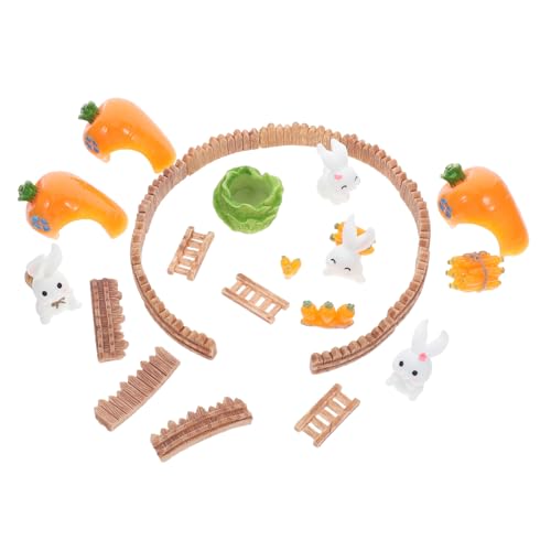 GLEAVI 26 Stück Mikro-landschaftsverzierung Karotten Hase Miniaturharz Desktop-Kaninchen- Miniatur -kaninchenfiguren Mini-hasenfiguren Kaninchen Im Regal Miniatur-häschen Zweig GLEAVI 26 Stück Mikro-landschaftsverzierung Karotten Hase Miniaturharz Desktop-Kaninchen- Miniatur -kaninchenfiguren Mini-hasenfiguren Kaninchen Im Regal Miniatur-häschen Zweig von GLEAVI