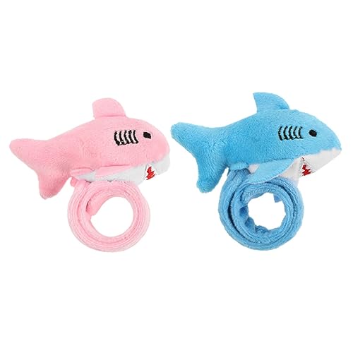 GLEAVI 2Stücke Plüsch Hai Slap Armbänder für Tiermusterbänder Partyspielzeug und Geburtstagsfeiern und Kostümpartys GLEAVI 2Stücke Plüsch Hai Slap Armbänder für Tiermusterbänder Partyspielzeug und Geburtstagsfeiern und Kostümpartys von GLEAVI