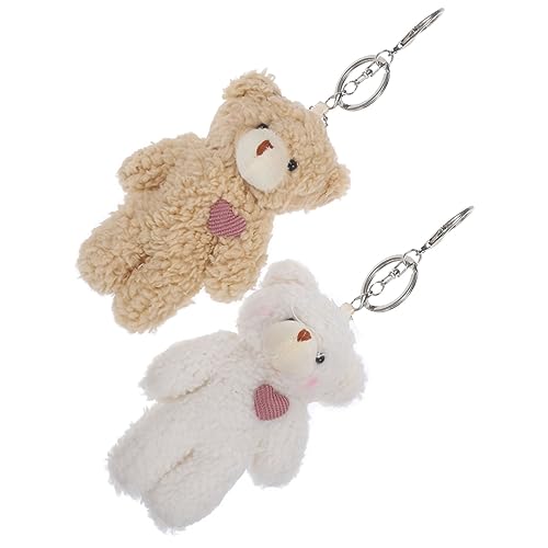 GLEAVI 2Stücke Plüschbär Schlüsselanhänger Niedliche Dekoration für Schlüssel Rucksäcke und Taschen Leicht und für Freunde GLEAVI 2Stücke Plüschbär Schlüsselanhänger Niedliche Dekoration für Schlüssel Rucksäcke und Taschen Leicht und für Freunde von GLEAVI