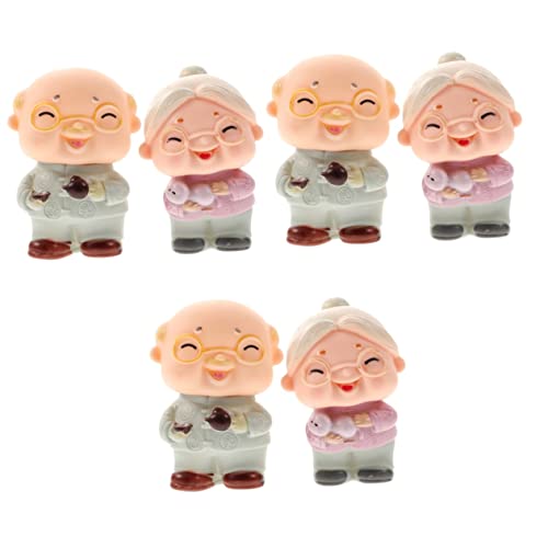 GLEAVI 3 Sätze Ehepaar Figuren Hochzeitstorte Dekoration Senioren Ornamente Für Heimdekoration Und Kuchendeko Für Hochzeiten Jubiläen Und Besondere Anlässe 2 Stücke * 3 GLEAVI 3 Sätze Ehepaar Figuren Hochzeitstorte Dekoration Senioren Ornamente Für Heimdekoration Und Kuchendeko Für Hochzeiten Jubiläen Und Besondere Anlässe 2 Stücke * 3 von GLEAVI