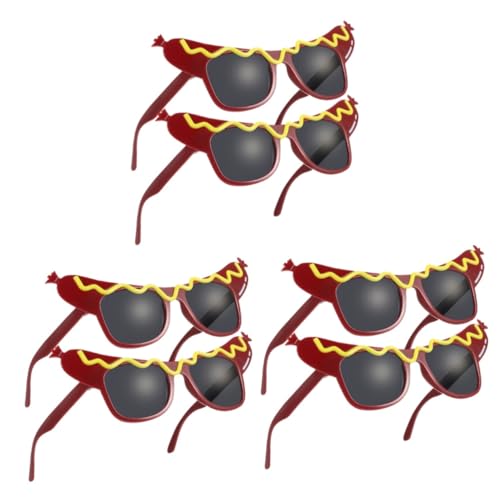 GLEAVI 3 Sätze Hot-dog-spielzeuggläser Hot-dog-partydekorationen Tanzparty-brille Fälschung Geformt Halloween-brillenparty Partybrille Retro Hot-dog-gläser Kind Spaß Abs 2 Stück * 3 GLEAVI 3 Sätze Hot-dog-spielzeuggläser Hot-dog-partydekorationen Tanzparty-brille Fälschung Geformt Halloween-brillenparty Partybrille Retro Hot-dog-gläser Kind Spaß Abs 2 Stück * 3 von GLEAVI