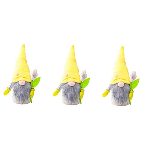 GLEAVI 3 Stck. Blumenförmige Puppe Puppendekoration Plüsch Puppendeko Lieferungen Zum Muttertag Puppenornament Muttertagspartydekoration Muttertagsdeko Stoff Yellow GLEAVI 3 Stck. Blumenförmige Puppe Puppendekoration Plüsch Puppendeko Lieferungen Zum Muttertag Puppenornament Muttertagspartydekoration Muttertagsdeko Stoff Yellow von GLEAVI
