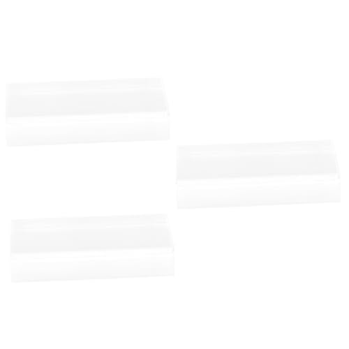 GLEAVI 3 Stück Rechteckiger Glasbaustein Ausrüstung Brechungsblock Block Für Brechungsexperimente Glas Block Brechungsblöcke Brechungsexperimente Glasblock Lehrinstrument von GLEAVI