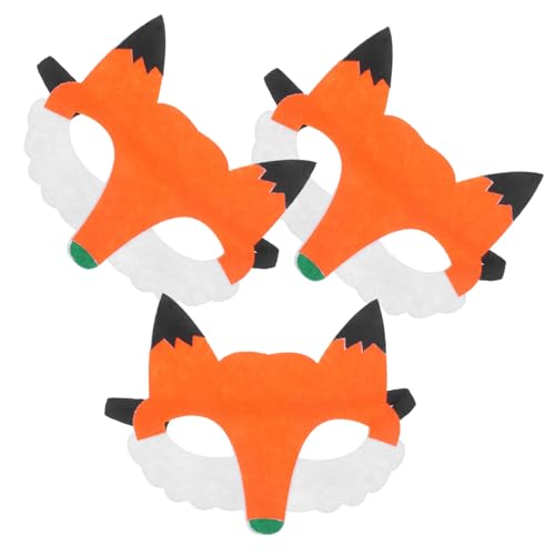 GLEAVI 3 Stück Tiermasken für Langlebige Non Woven Masken für Halloween Kindergeburtstag und Partys Niedlicher Kuhmaske Leicht und Bequem zu Tragen GLEAVI 3 Stück Tiermasken für Langlebige Non Woven Masken für Halloween Kindergeburtstag und Partys Niedlicher Kuhmaske Leicht und Bequem zu Tragen von GLEAVI