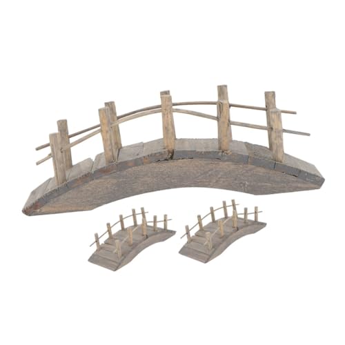 GLEAVI 3stücke Teiliges -Dollhouse-bogenbrücken Mit Geländern Miniatur-brücke Für Bonsai-Pflanzen Mikrolandschaftsdeko Und -szenen GLEAVI 3stücke Teiliges -Dollhouse-bogenbrücken Mit Geländern Miniatur-brücke Für Bonsai-Pflanzen Mikrolandschaftsdeko Und -szenen von GLEAVI