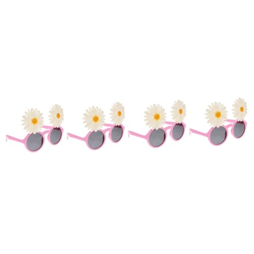 GLEAVI 4 Paare Partybrille Blumen- thematisiert Form lustige brille Gläser für Hawaii-Party neuartige Brillen lustige hawaiianische brille filigrane Partygläser Abs GLEAVI 4 Paare Partybrille Blumen- thematisiert Form lustige brille Gläser für Hawaii-Party neuartige Brillen lustige hawaiianische brille filigrane Partygläser Abs von GLEAVI