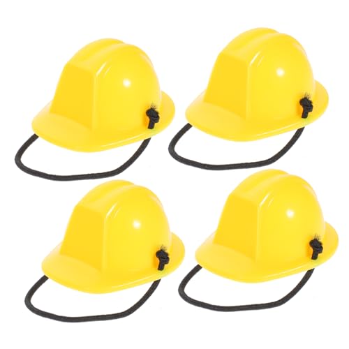 GLEAVI 4 Stück Mini Sicherheitshelm für Puppen aus Gelben Mini Bauhelmen für Kreative Spielideen Flaschenverschluss Geeignet Leicht Robust und Kindgerecht GLEAVI 4 Stück Mini Sicherheitshelm für Puppen aus Gelben Mini Bauhelmen für Kreative Spielideen Flaschenverschluss Geeignet Leicht Robust und Kindgerecht von GLEAVI