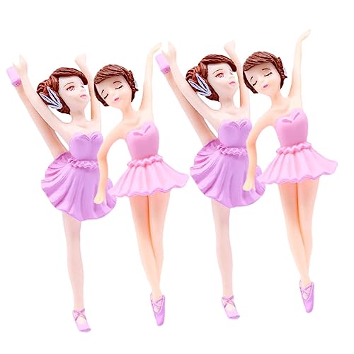GLEAVI 4 Stück Teiliges Ballett Mädchen Cupcake Topper Ballerina Figuren Geburtstagstortendeko für Party Vielseitige Kuchen und Raumdekoration GLEAVI 4 Stück Teiliges Ballett Mädchen Cupcake Topper Ballerina Figuren Geburtstagstortendeko für Party Vielseitige Kuchen und Raumdekoration von GLEAVI