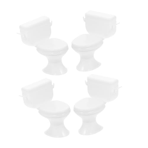 GLEAVI 4 Stück Teiliges Mini Toilettendekor für Kuchen Lustige Badezimmer Dekoration für Junggesellenabschiede und Puppenhäuser Einfach zu Verwenden Langlebig und Kreativ für Ihre GLEAVI 4 Stück Teiliges Mini Toilettendekor für Kuchen Lustige Badezimmer Dekoration für Junggesellenabschiede und Puppenhäuser Einfach zu Verwenden Langlebig und Kreativ für Ihre von GLEAVI