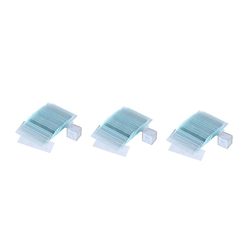GLEAVI 450 Stück Glasrutsche Gläser Deckglas Folien Gleiten Leere Objektträger Mikroskop-objektträger Im Labor Mikroskopische Objektträger Vorgereinigte Folie Schutzglas Plastik von GLEAVI