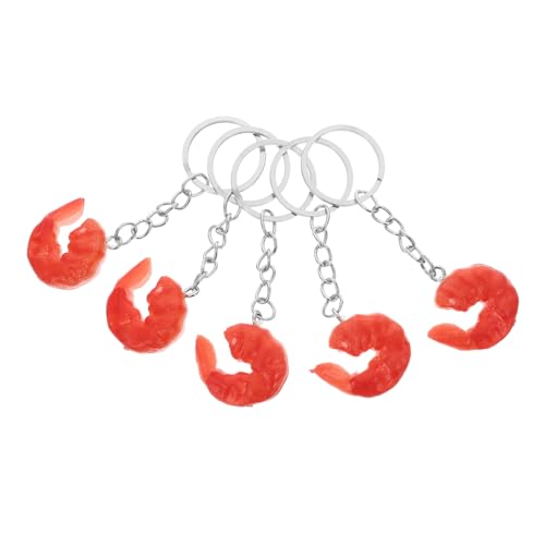 GLEAVI 5 Stück Garnelenmodell schlüsselanhänger Hummer-Modell Schlüsselbund Garnelenplüsch Garnelen Stofftier realistische Meeresfrüchte simuliertes Sushi künstlicher Hummer PVC GLEAVI 5 Stück Garnelenmodell schlüsselanhänger Hummer-Modell Schlüsselbund Garnelenplüsch Garnelen Stofftier realistische Meeresfrüchte simuliertes Sushi künstlicher Hummer PVC von GLEAVI