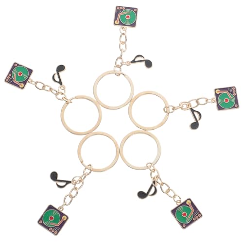 GLEAVI 5 Stück Grammophon Schlüsselanhänger Handtasche Party Ring Charm Musik Ornamente Schlüsselanhänger Liebhaber Retro Accessoire Schallplatten Schlüsselanhänger GLEAVI 5 Stück Grammophon Schlüsselanhänger Handtasche Party Ring Charm Musik Ornamente Schlüsselanhänger Liebhaber Retro Accessoire Schallplatten Schlüsselanhänger von GLEAVI