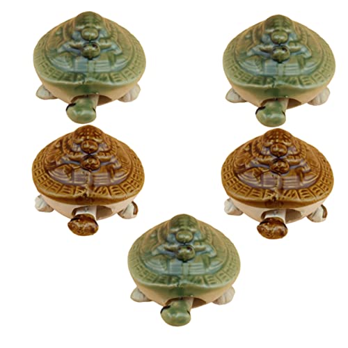 GLEAVI 5 Stück Keramik Schildkröte Fischtank Ornament Lebensechte Aquarien Dekoration Für Süßwasser Und Meerwasser Aquarien Für Aquarienlandschaftsgestaltung GLEAVI 5 Stück Keramik Schildkröte Fischtank Ornament Lebensechte Aquarien Dekoration Für Süßwasser Und Meerwasser Aquarien Für Aquarienlandschaftsgestaltung von GLEAVI
