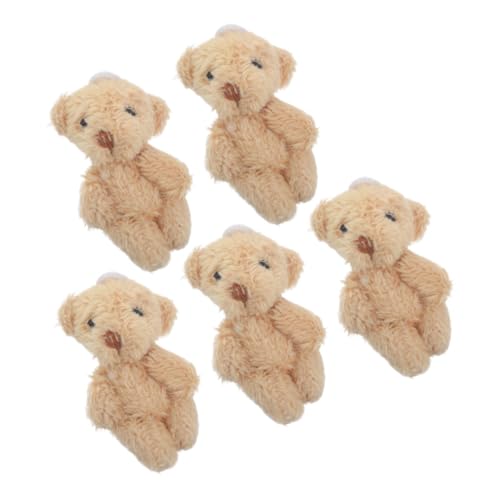 GLEAVI 5 Stück Kleine Bären Kleiner Bär Minibär Stoffbär Mini Stofftiere Schlüsselanhänger Bär Kleine Stofftiere Bären Schlüsselanhänger Miniatur Stofftiere Bären Dekorationen GLEAVI 5 Stück Kleine Bären Kleiner Bär Minibär Stoffbär Mini Stofftiere Schlüsselanhänger Bär Kleine Stofftiere Bären Schlüsselanhänger Miniatur Stofftiere Bären Dekorationen von GLEAVI