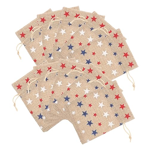 GLEAVI 50 Stück Teiliges Kleine Leinenbeutel mit Sternmotiv Robuste Kordelzug Geschenktaschen für Süßigkeiten Praktische Aufbewahrung als und Performance Accessoire GLEAVI 50 Stück Teiliges Kleine Leinenbeutel mit Sternmotiv Robuste Kordelzug Geschenktaschen für Süßigkeiten Praktische Aufbewahrung als und Performance Accessoire von GLEAVI