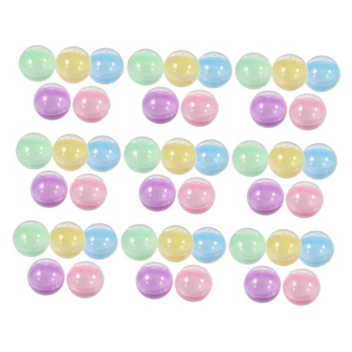 GLEAVI 50 Stück Transparente Bunte Kunststoff Kapseln für Spielzeugfüllung Nachfüllbare Automatenkugeln DIY Bastelbehälter für Ostern Partygeschenke Robust und Vielseitig GLEAVI 50 Stück Transparente Bunte Kunststoff Kapseln für Spielzeugfüllung Nachfüllbare Automatenkugeln DIY Bastelbehälter für Ostern Partygeschenke Robust und Vielseitig von GLEAVI
