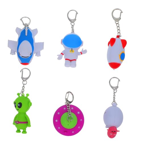 GLEAVI 6 Stück LED Taschenlampe Schlüsselanhänger mit Tier Leuchtend Sound Robustes Kinderspielzeug und Nurse Key Ring Bunte Taschenlampe für Taschenanhänger für Umhängen GLEAVI 6 Stück LED Taschenlampe Schlüsselanhänger mit Tier Leuchtend Sound Robustes Kinderspielzeug und Nurse Key Ring Bunte Taschenlampe für Taschenanhänger für Umhängen von GLEAVI