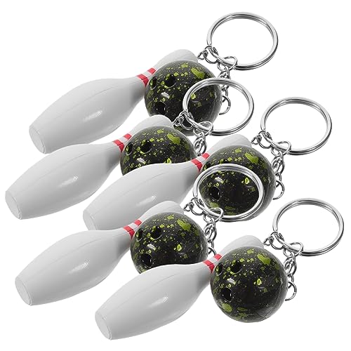 GLEAVI 6 Stück Teiliges Bowling Pin Schlüsselanhänger Kreative Bowling Kugel und Pin Schlüsselanhänger für Erwachsene als Mitgebsel oder Partygeschenk GLEAVI 6 Stück Teiliges Bowling Pin Schlüsselanhänger Kreative Bowling Kugel und Pin Schlüsselanhänger für Erwachsene als Mitgebsel oder Partygeschenk von GLEAVI