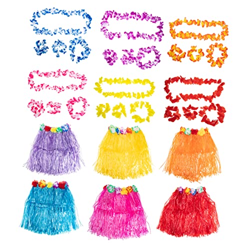 GLEAVI 6Sätze Hawaiianisches Grasrock Für Erwachsene Teiliges Hula Rock Kostüm Für Partydekoration Für Mottopartys Und Tanzveranstaltungen Aus Strapazierfähigem Material GLEAVI 6Sätze Hawaiianisches Grasrock Für Erwachsene Teiliges Hula Rock Kostüm Für Partydekoration Für Mottopartys Und Tanzveranstaltungen Aus Strapazierfähigem Material von GLEAVI