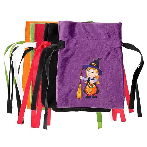 GLEAVI 6Stücke Teiliges Kordelzug Taschen Für Halloween Wiederverwendbare Geschenktüten Für Süßigkeiten Und Party Leckereien Dekoration Und Aufbewahrung Für Kinderfeste GLEAVI 6Stücke Teiliges Kordelzug Taschen Für Halloween Wiederverwendbare Geschenktüten Für Süßigkeiten Und Party Leckereien Dekoration Und Aufbewahrung Für Kinderfeste von GLEAVI