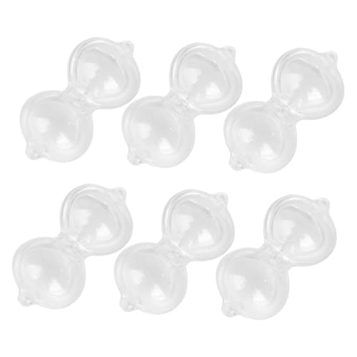 GLEAVI 6pcs Erdnuss Mini -sandglas -timer Keychain Tragbare Sandtimer Plastik -sandglas Mit Fließendem Sand Spaß Zappelspielzeug von GLEAVI