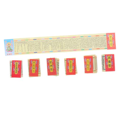 GLEAVI 7 Stück Mikroskript-schriften Winziges Religiöses Mikro-buddhistisches Ornament Kleiner Buddhist Miniatur-schriftdekor Spiritueller Miniaturtext Miniatur-Sutras Papier GLEAVI 7 Stück Mikroskript-schriften Winziges Religiöses Mikro-buddhistisches Ornament Kleiner Buddhist Miniatur-schriftdekor Spiritueller Miniaturtext Miniatur-Sutras Papier von GLEAVI