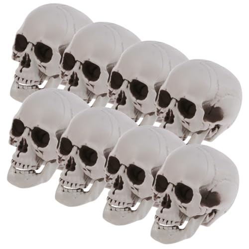 GLEAVI 8stücke Teiliges Realistischer Halloween Schädel-Dekoration Für Grusel-Events Party-Props Und Haunted Houses Requisiten Für Schaurige Und Fluchtspiel-Dekorationen GLEAVI 8stücke Teiliges Realistischer Halloween Schädel-Dekoration Für Grusel-Events Party-Props Und Haunted Houses Requisiten Für Schaurige Und Fluchtspiel-Dekorationen von GLEAVI