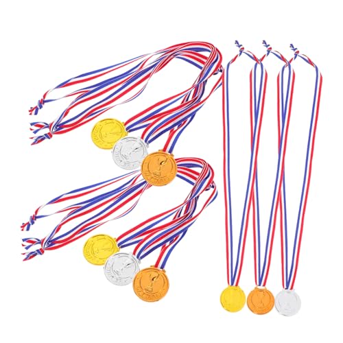 GLEAVI 9 Stück Medaillen Für Siegerpreismedaillen Aus Kunststoff Medaille Gastgeschenke Partyzubehör -Souvenirs Auszeichnungen Für Kindermedaillen Pp GLEAVI 9 Stück Medaillen Für Siegerpreismedaillen Aus Kunststoff Medaille Gastgeschenke Partyzubehör -Souvenirs Auszeichnungen Für Kindermedaillen Pp von GLEAVI