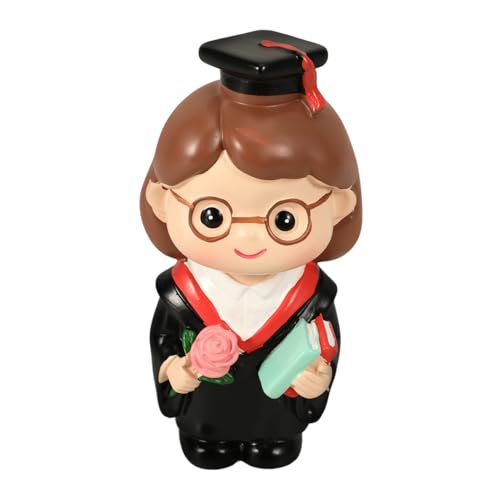 GLEAVI Abschlussfeier Kuchen Dekoration Niedliche Doktorin Figurine Cake Topper aus Sicherem Resin für Abschlussfeiern Tanzpartys und Desktop Dekorationen GLEAVI Abschlussfeier Kuchen Dekoration Niedliche Doktorin Figurine Cake Topper aus Sicherem Resin für Abschlussfeiern Tanzpartys und Desktop Dekorationen von GLEAVI