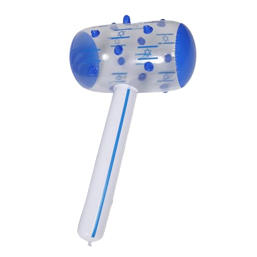 GLEAVI Aufblasbare Wolfszähne Hammer Kinderschwert -Stütze Aufgeblasenes für Mottoparty Partygeschenke Bühnenauftritt Kinderspielzeug Schwerter PVC Blau von GLEAVI