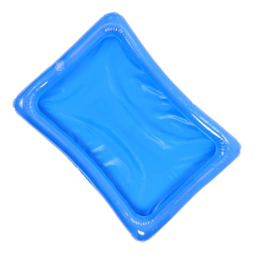 GLEAVI Aufblasbarer Eisbar-sandtisch Aufblasbarer Sandkasten Kinderbecken Aus Kunststoff Aufblasbare Servierstangen Aufblasbare Servierschale Kleines Kinderbecken Babypools Blue PVC von GLEAVI