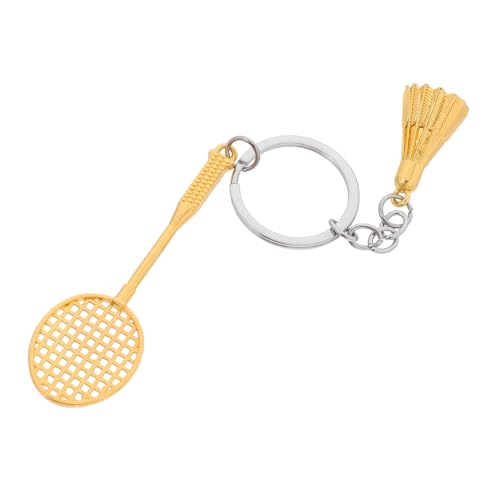 GLEAVI Badmintonschläger-schlüsselanhänger Badmintontaschen-anhänger Schlüsselanhänger Für Badmintonschläger Badminton-schlüsselanhänger Golden Zinklegierung GLEAVI Badmintonschläger-schlüsselanhänger Badmintontaschen-anhänger Schlüsselanhänger Für Badmintonschläger Badminton-schlüsselanhänger Golden Zinklegierung von GLEAVI