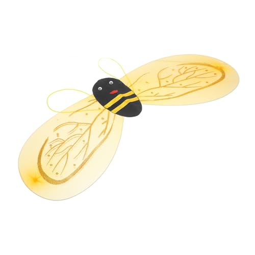 GLEAVI Bienen Flügel Kostüm Zubehör für Leichte und Dekorative Biene Flügel für Karneval Cosplay und Partys für Aufführungen und Festivals GLEAVI Bienen Flügel Kostüm Zubehör für Leichte und Dekorative Biene Flügel für Karneval Cosplay und Partys für Aufführungen und Festivals von GLEAVI