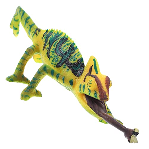 GLEAVI Chamäleon-Modell Reptil Gecko Echsen -Tierfiguren Echsendekoration kleines Echsenspielzeug Iguana -Tierfigur Pascal Echsenspielzeug PVC GLEAVI Chamäleon-Modell Reptil Gecko Echsen -Tierfiguren Echsendekoration kleines Echsenspielzeug Iguana -Tierfigur Pascal Echsenspielzeug PVC von GLEAVI