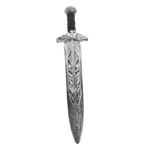 GLEAVI Cosplay Requisite für Mittelalterliche Kostüme Leichtes Silbernes Breitschwert für Halloween Mottopartys und Bühnenaufführungen GLEAVI Cosplay Requisite für Mittelalterliche Kostüme Leichtes Silbernes Breitschwert für Halloween Mottopartys und Bühnenaufführungen von GLEAVI
